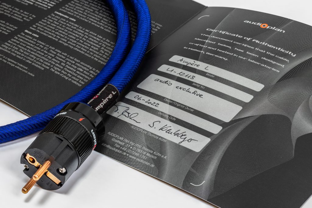 Audioplan - Ampere L Referenz Stromkabel bei Audio Exclusive